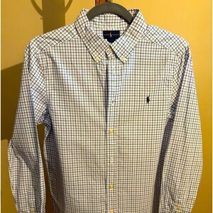 Boys Ralph Lauren, Long Sleeve, Button Down Shirt; Size L (14-16)
